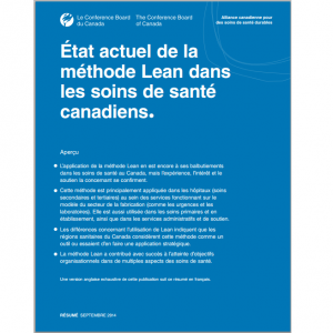 État actuel du Lean canada