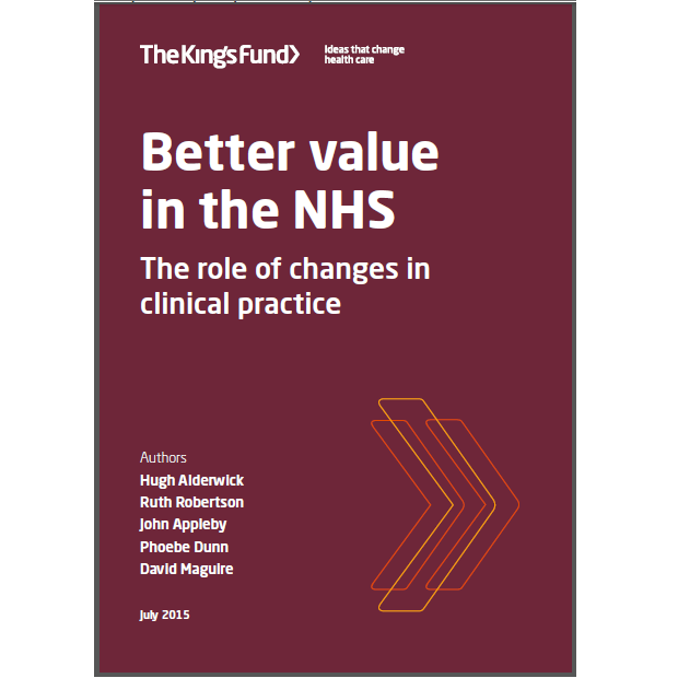Better Value in the NHS